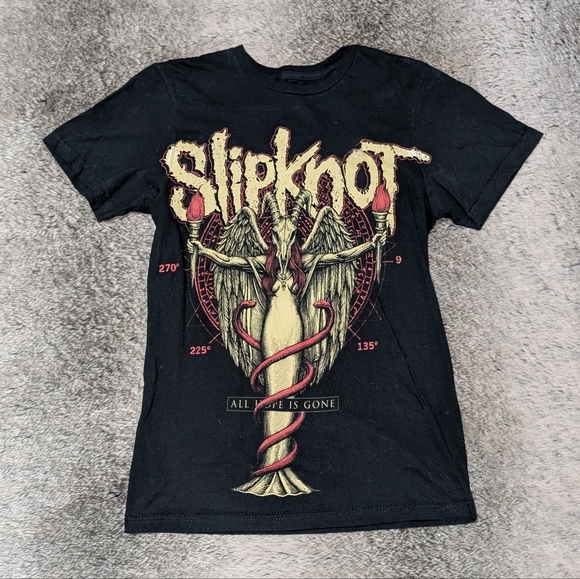 Slipknot Graphic Tee Black Women's Small - Picture 1 of 3